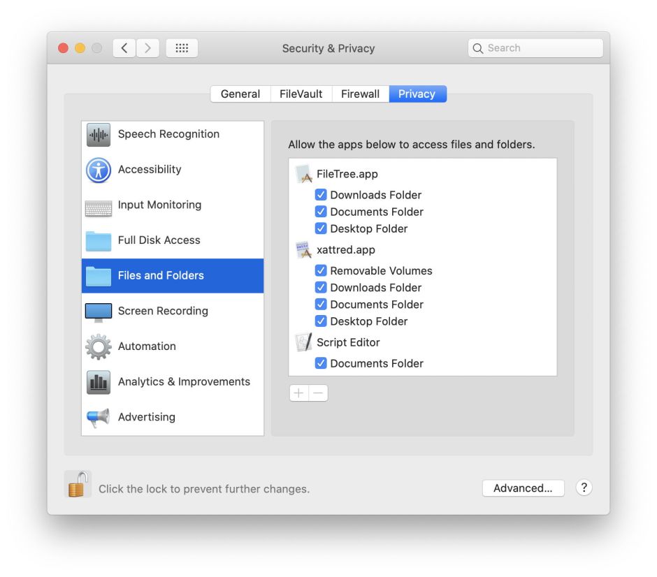Mac Reset All Permissions For An App